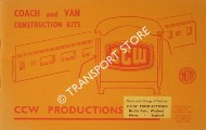 Coach and Van Construction Kits by CCW Productions